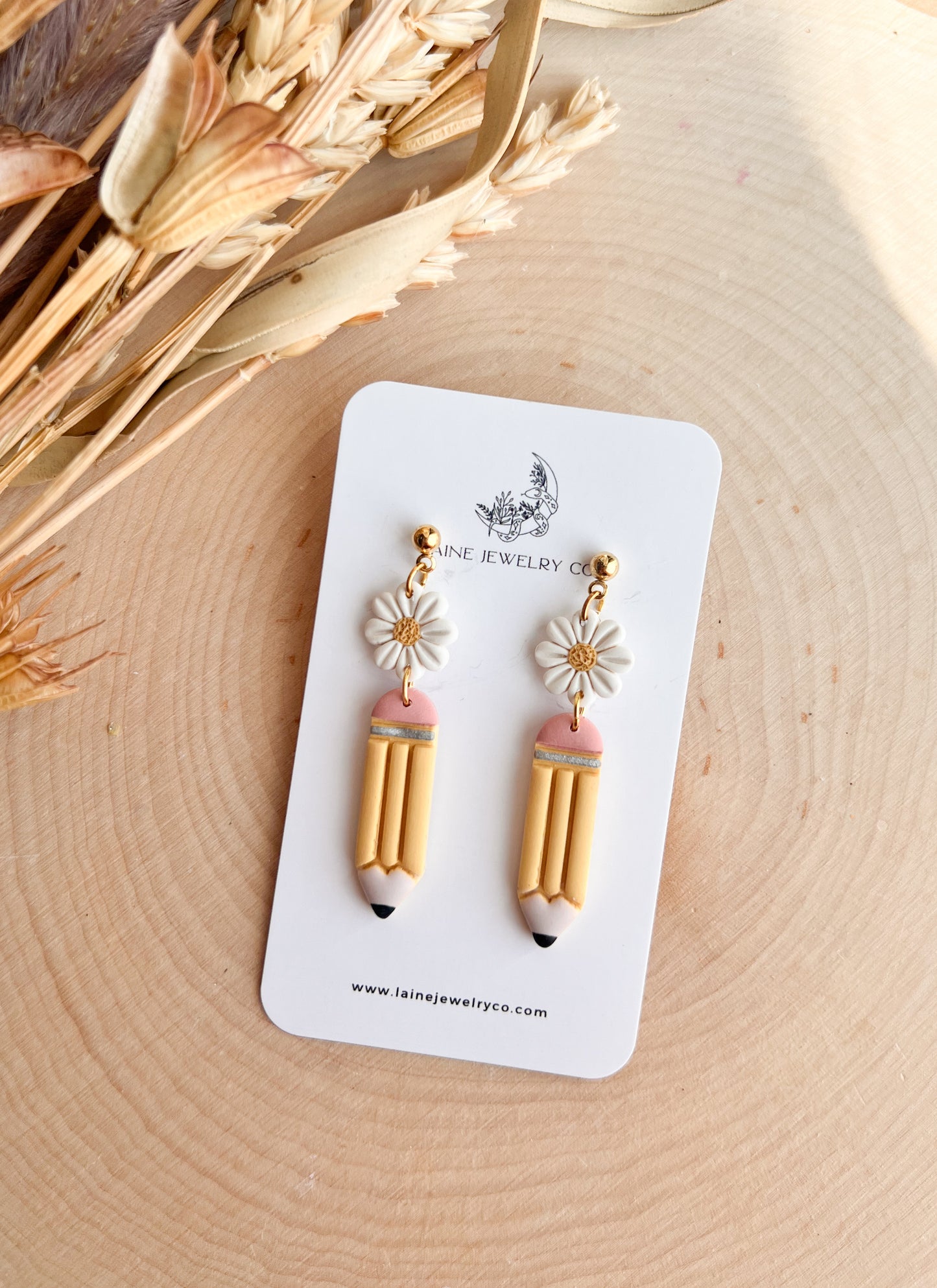 Floral Pencil Dangle