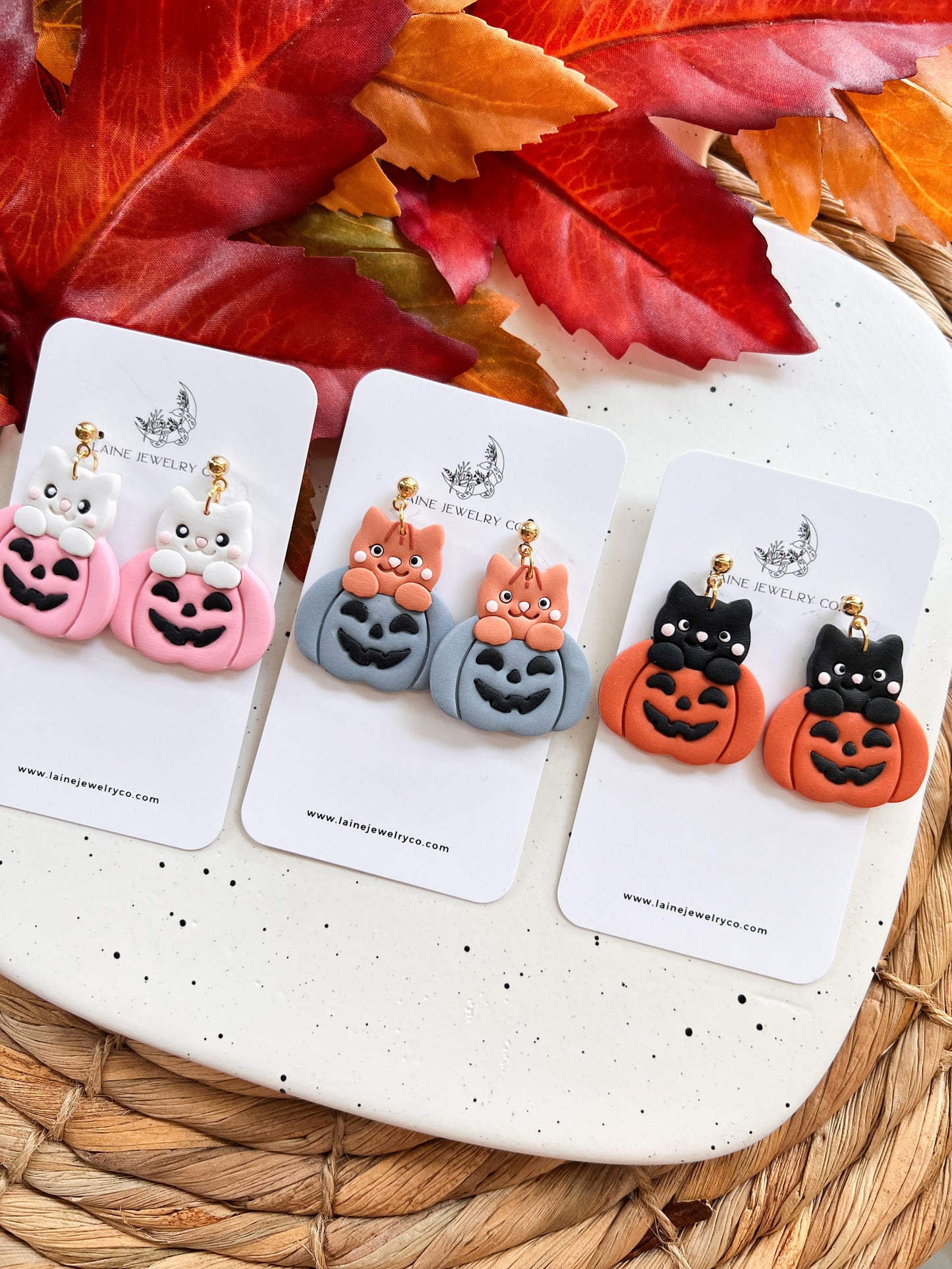 Pumpkin Cat Dangle