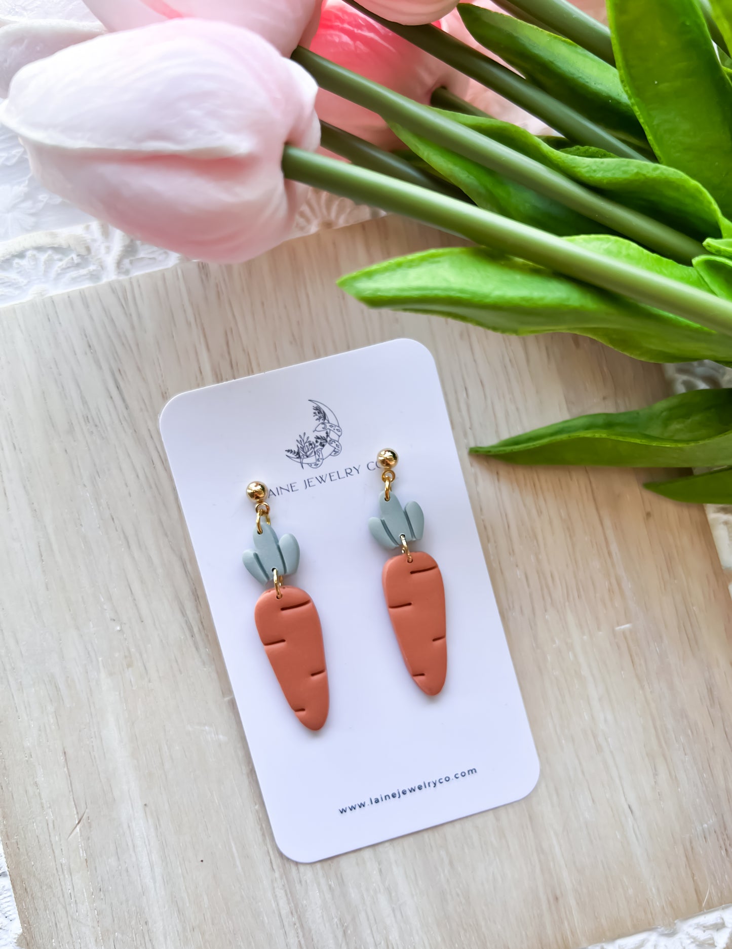 Carrot Drop Dangles