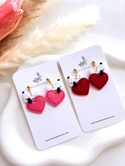 Valentines Snoopy Heart
