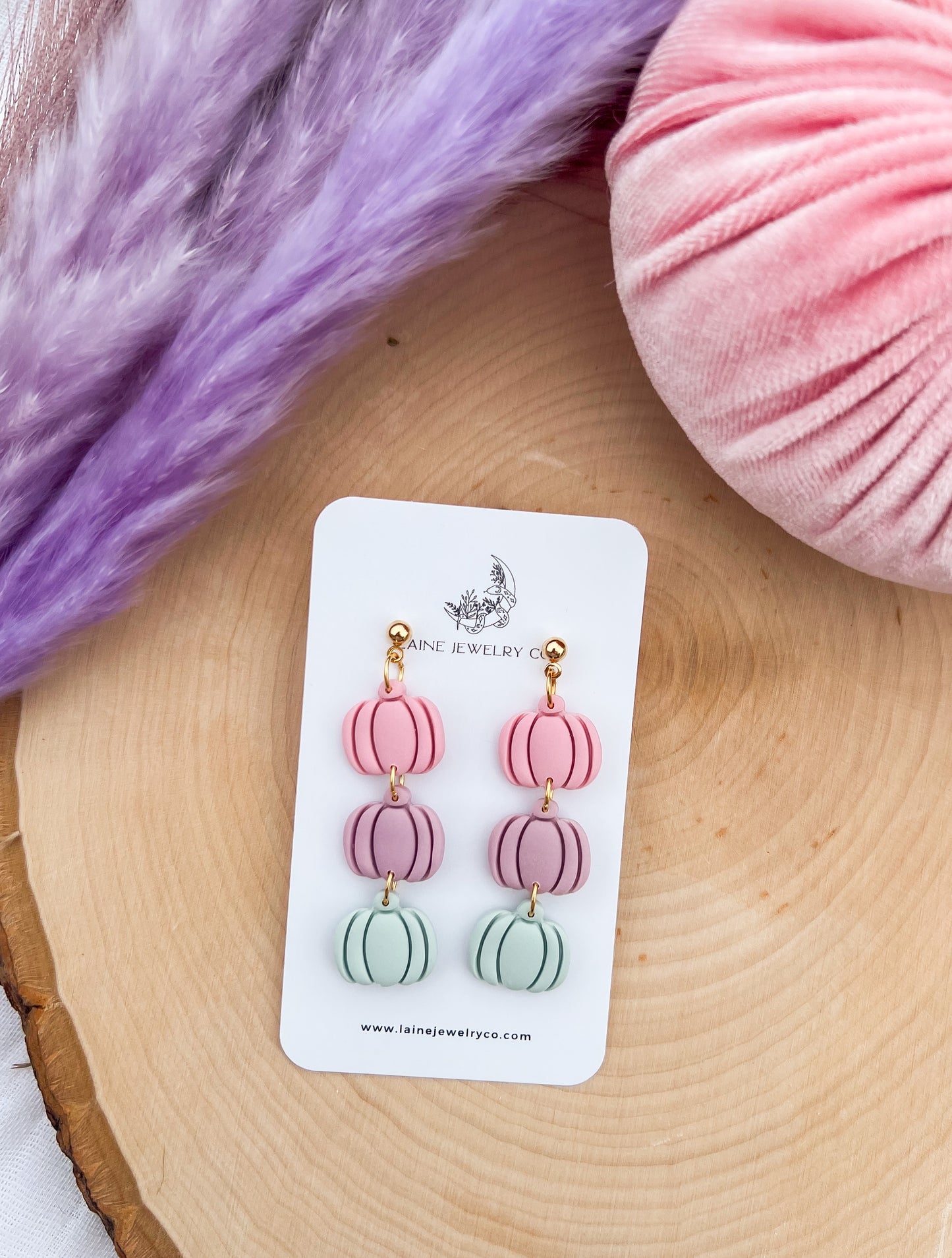 Pastel Pumpkin Stack