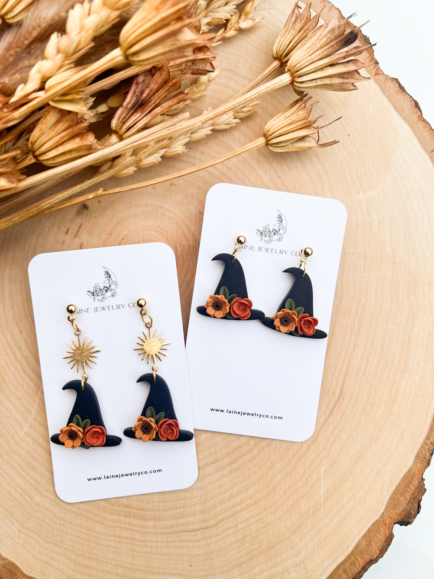 Floral Witches Hat Dangle
