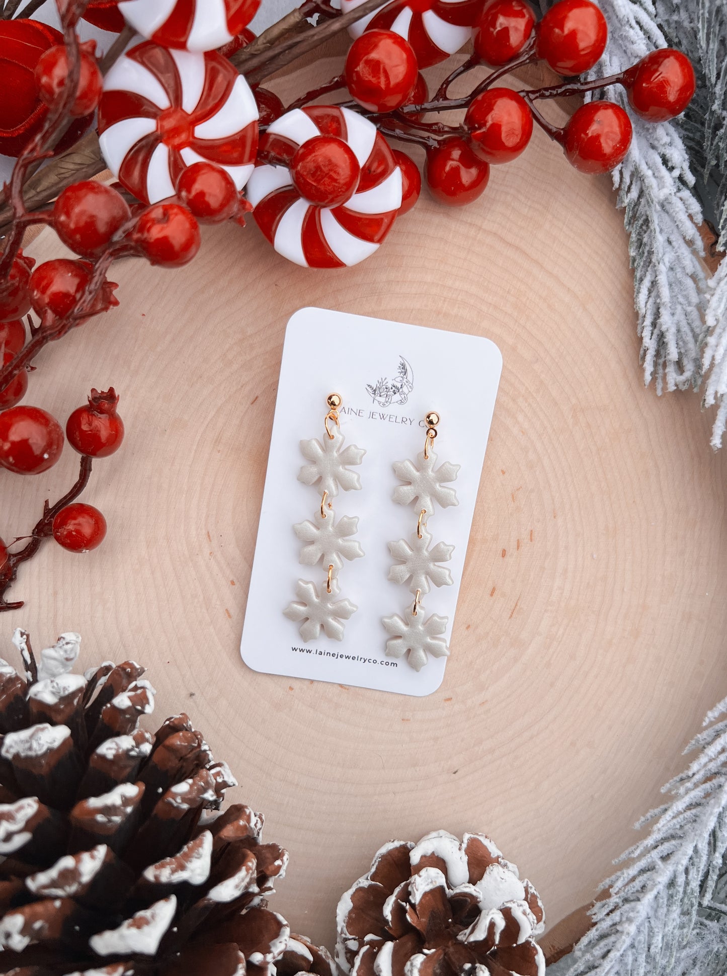 Snowflake Stack Dangles