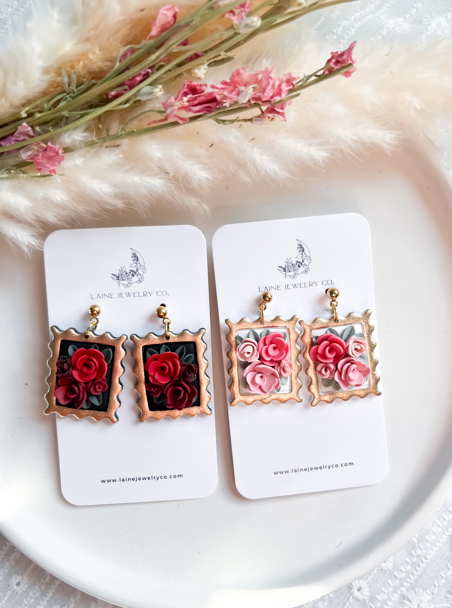 Floral Stamp Dangle