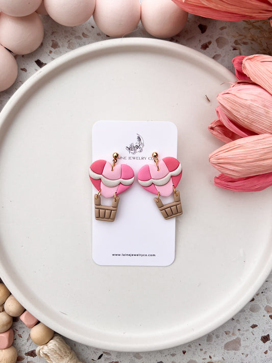 Heart Air Balloon Dangle