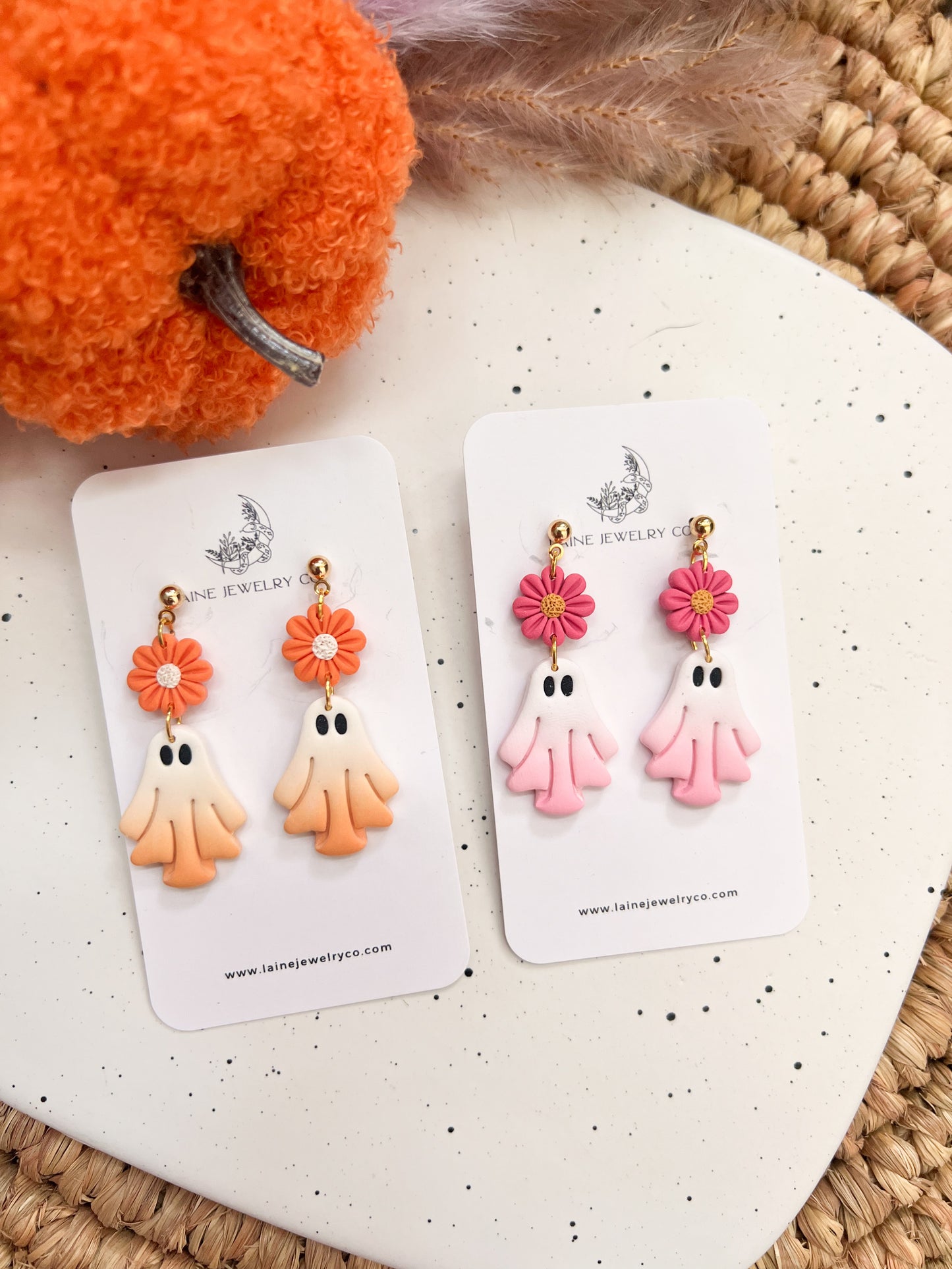 Ombre Daisy Ghost Dangle