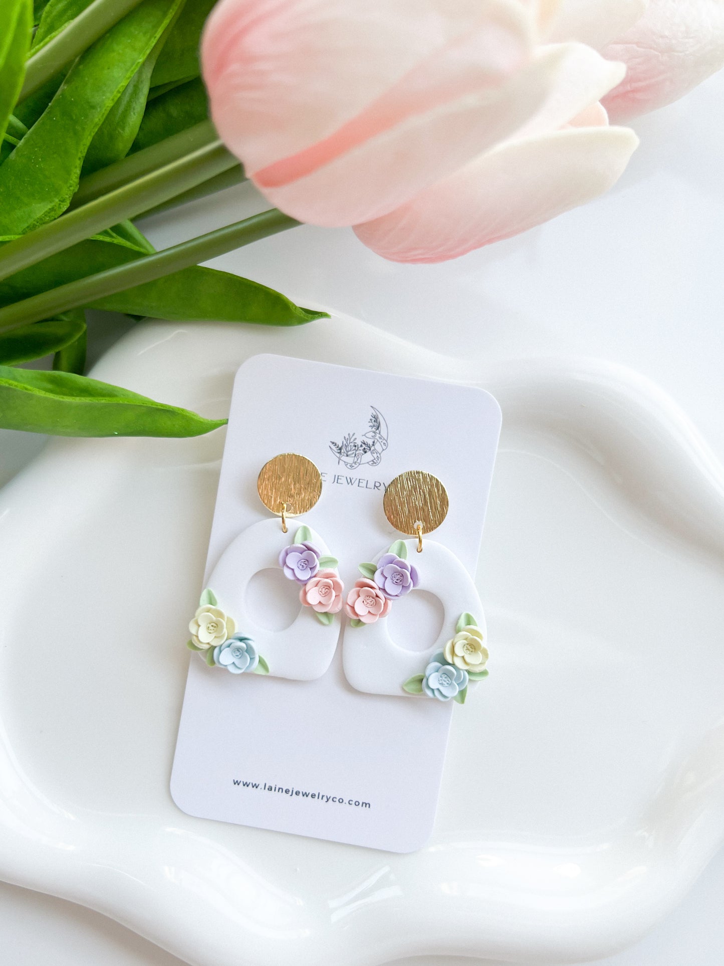 Spring Floral Donut