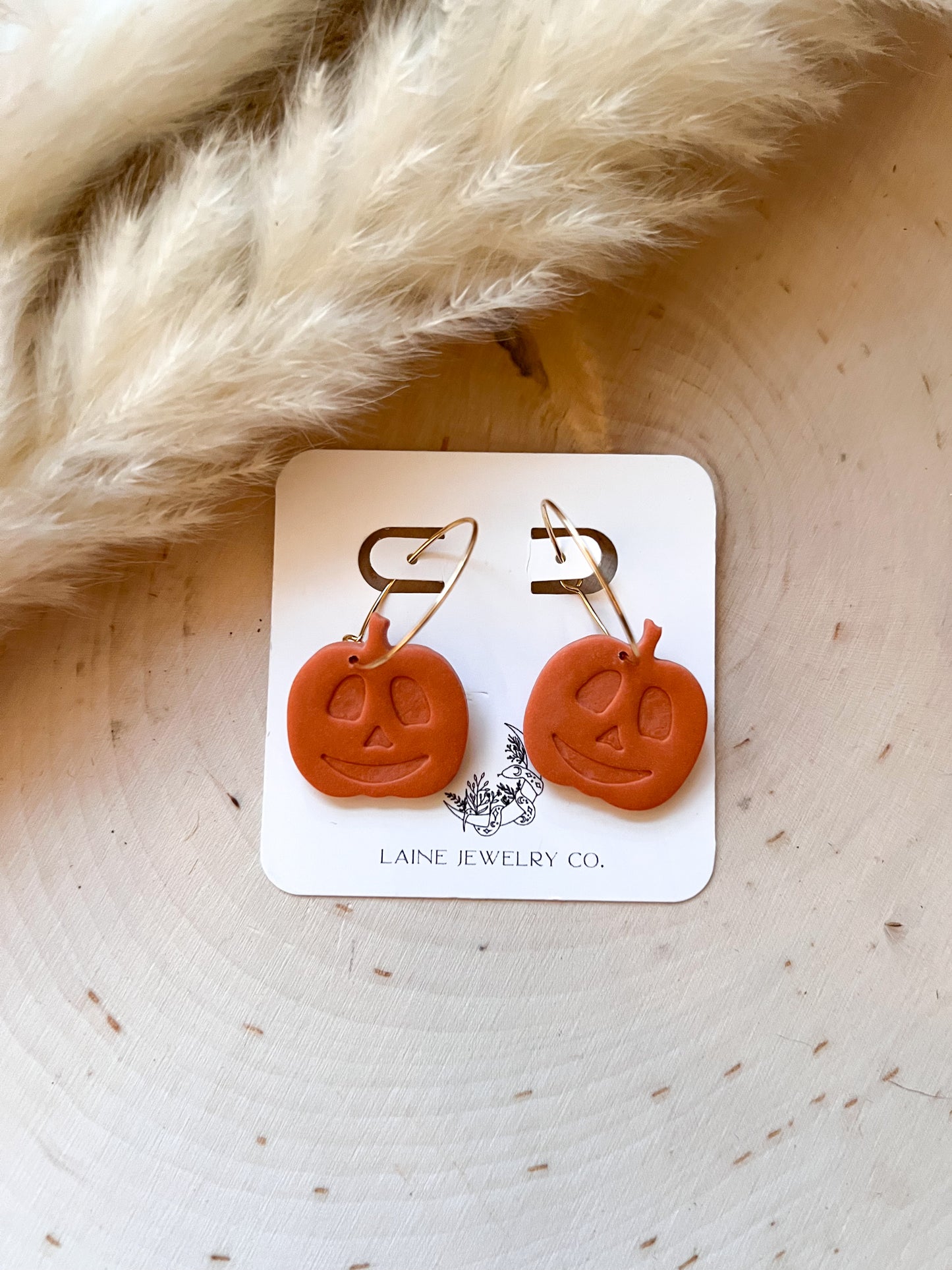 Jack-O-Lantern Hoop/Dangle
