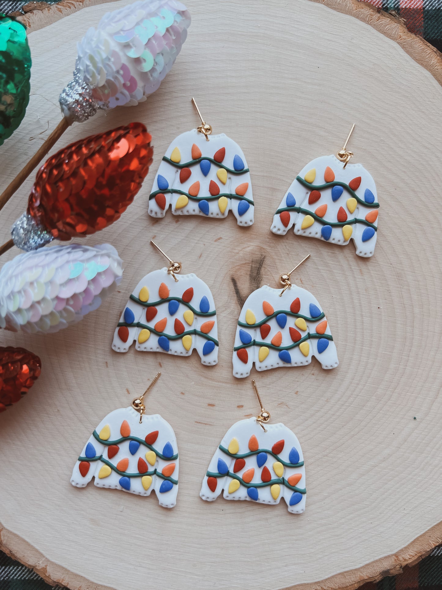 "Ugly" Christmas Sweater Dangles