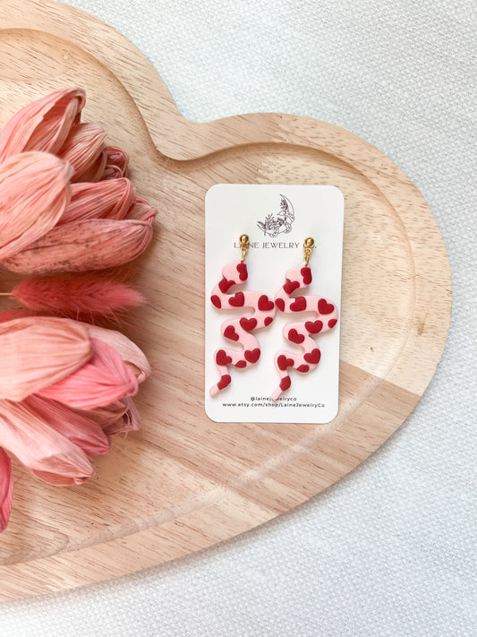 Heart Snake Dangle
