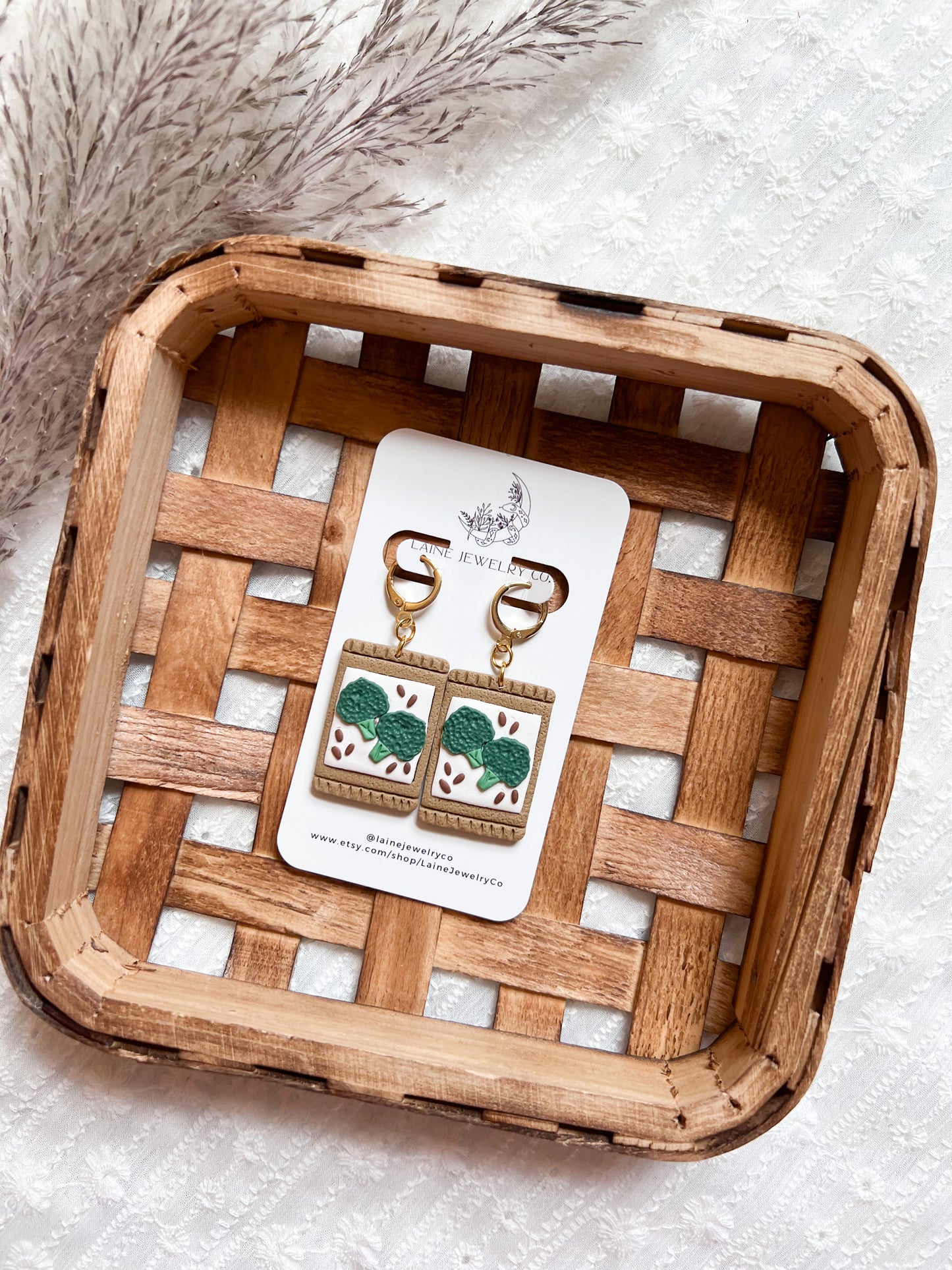 Broccoli Seed Packet Dangles