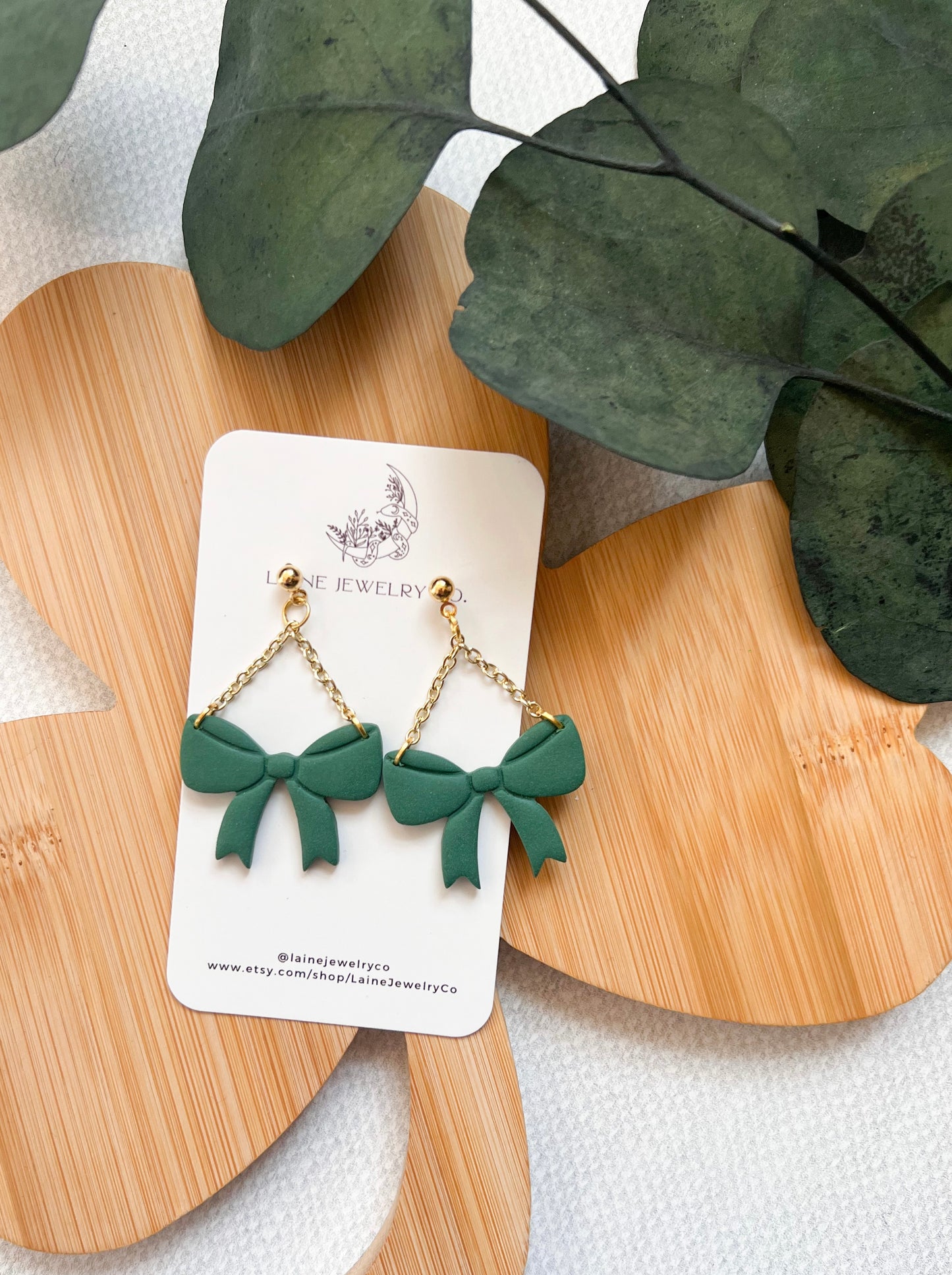 Green Bow Dangle
