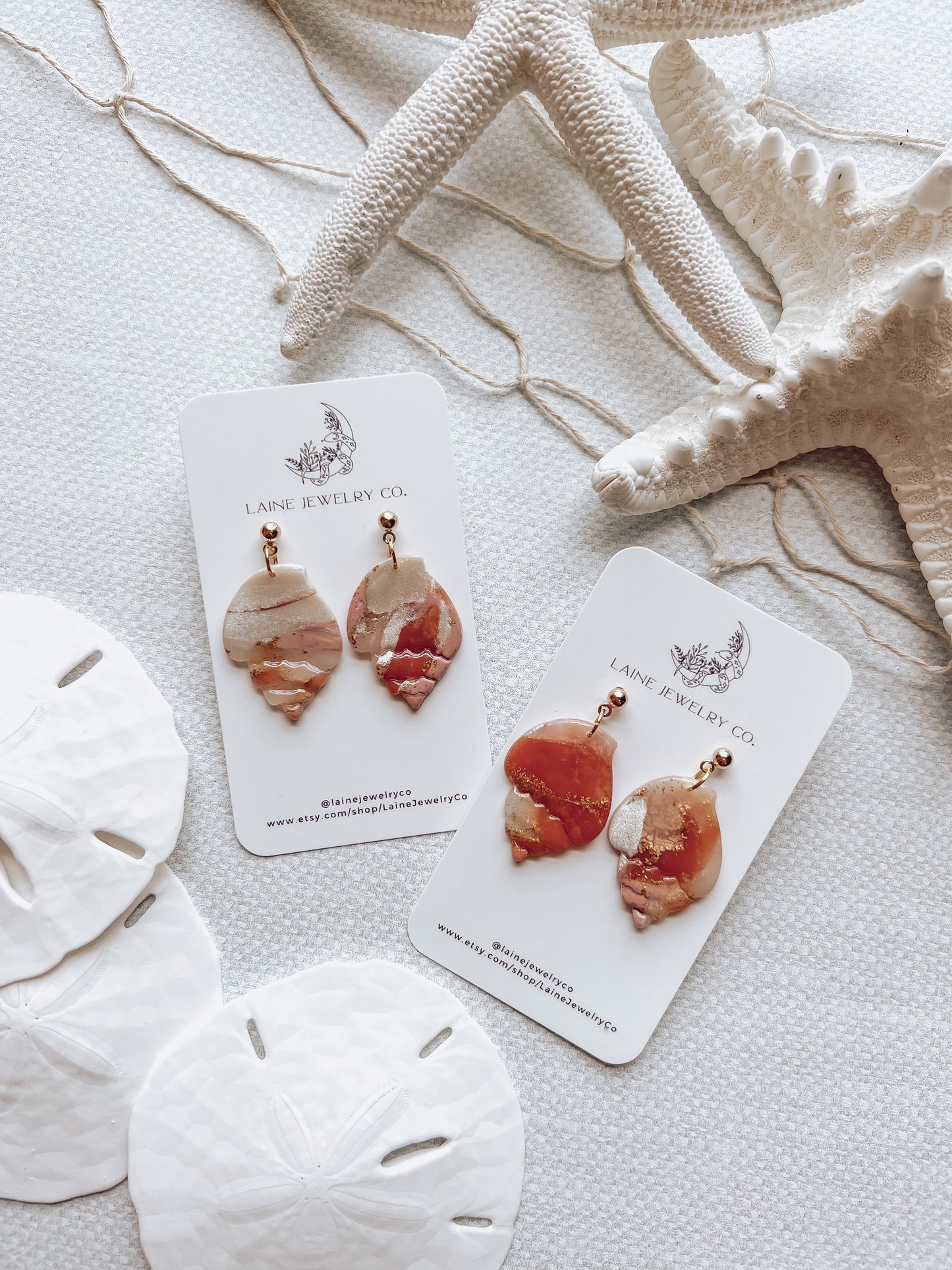 Medium Dusty Coral Shells