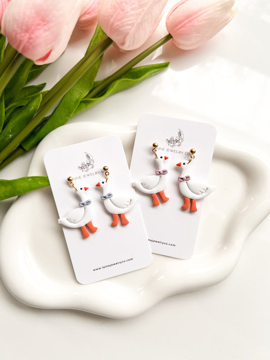 Spring Geese Dangles