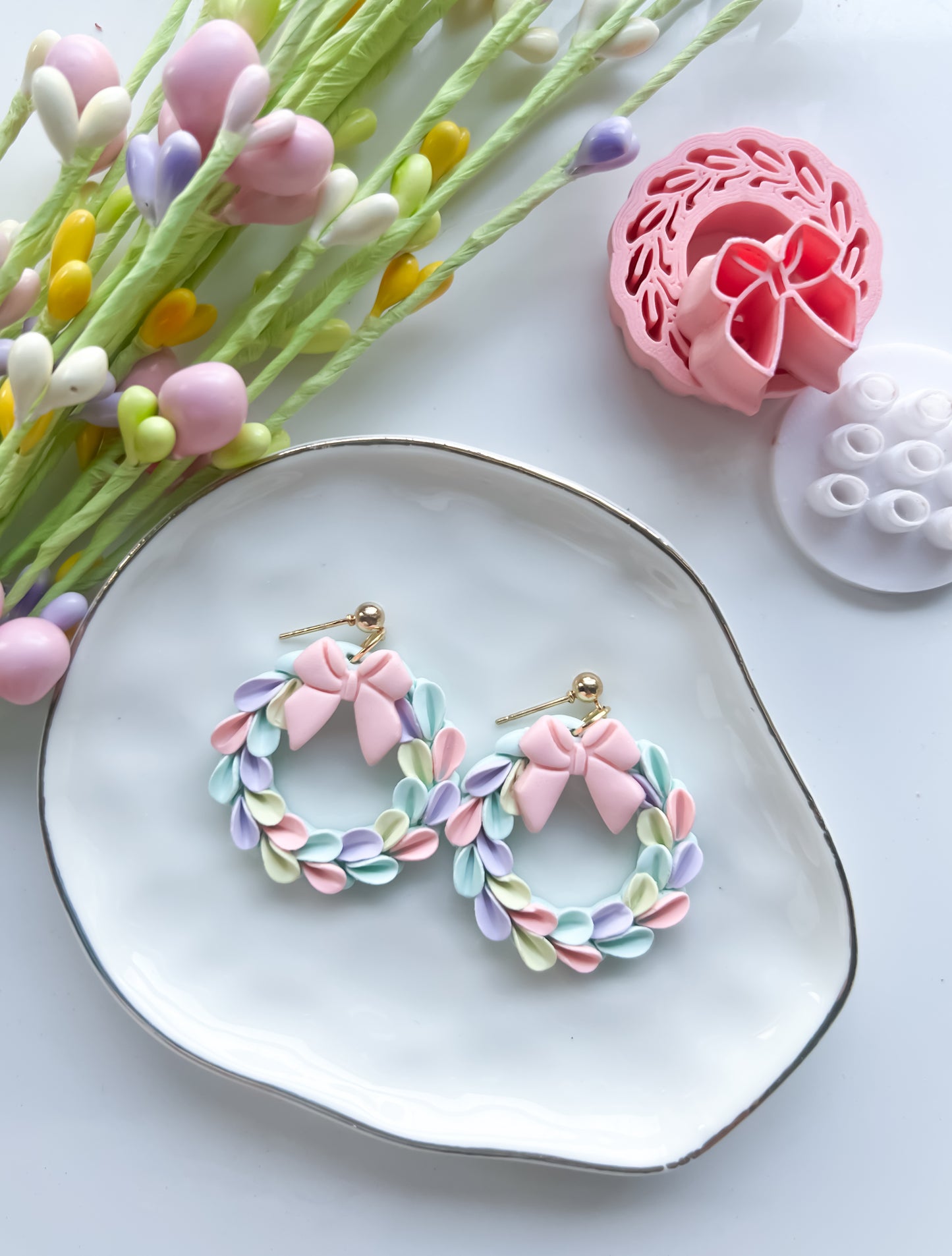 Spring Wreath Dangle