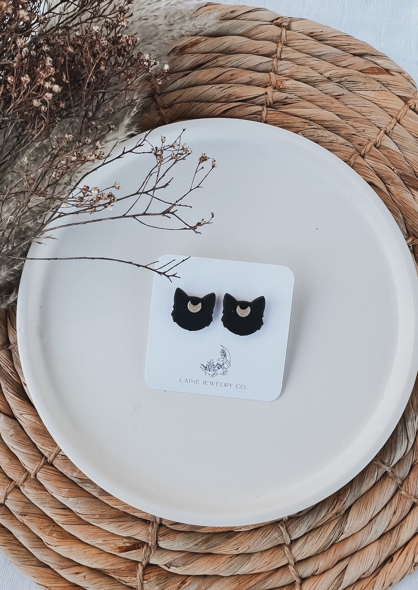 Luna Cat Studs