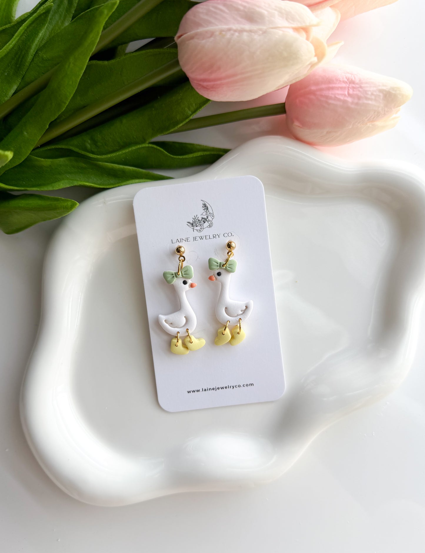 Spring Goose Dangles