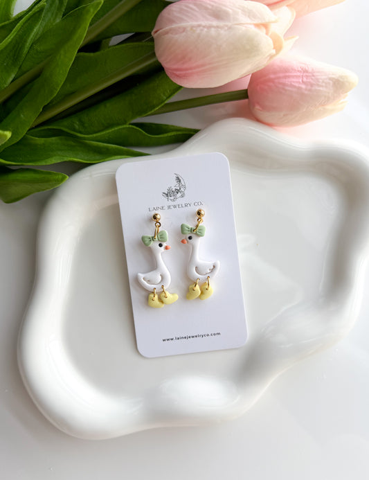 Spring Goose Dangles