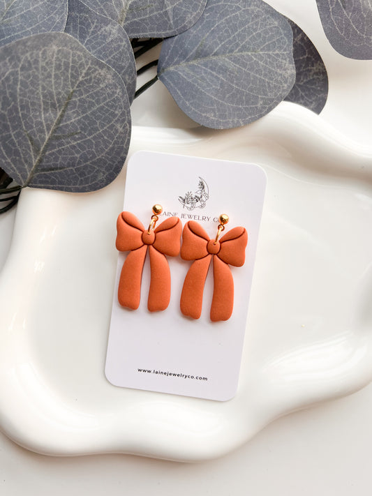 Burnt Orange Bows