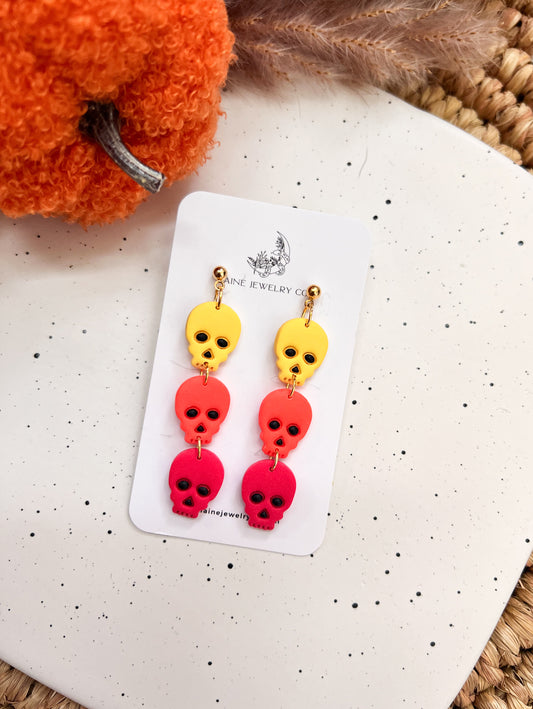 Summerween Skull Stack Dangle