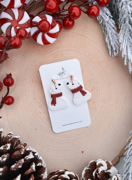 Polar Bear Dangles