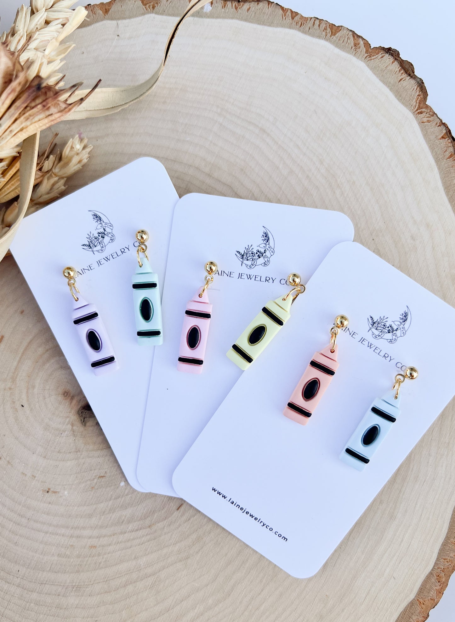 Pastel Crayon  Dangle