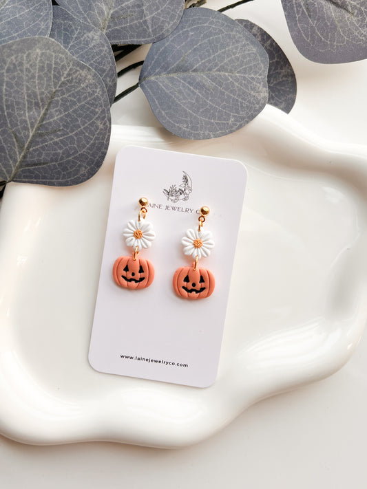 Floral Jack-O-Lantern