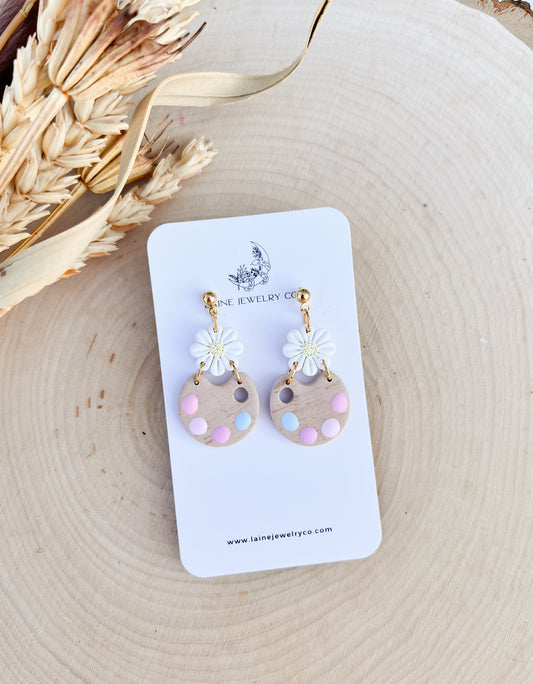 Floral Paint Palette