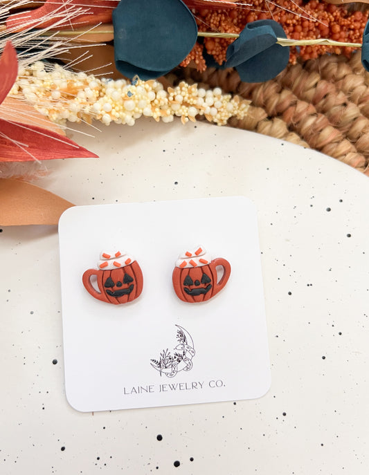 Jack-O-Lantern Mug Studs