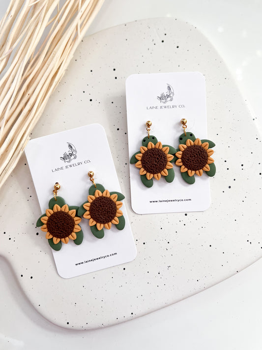 Sunflower Turtle Dangle