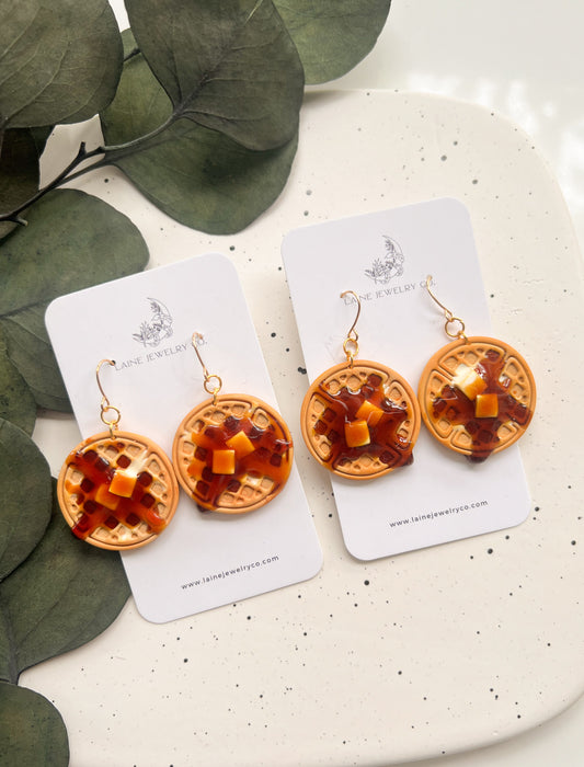 Buttery Eggo Waffle Dangles