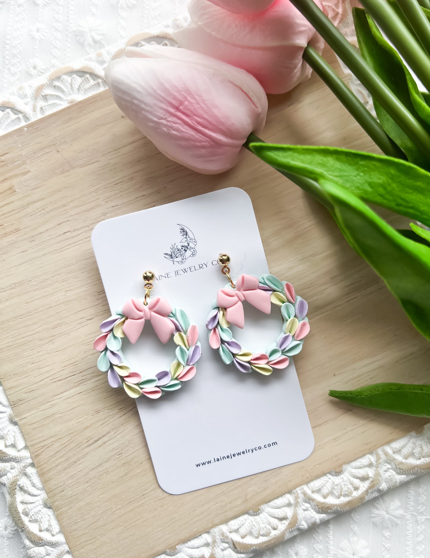 Spring Wreath Dangle