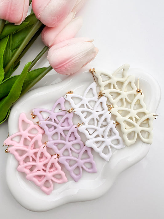 Cutout Butterfly Dangles