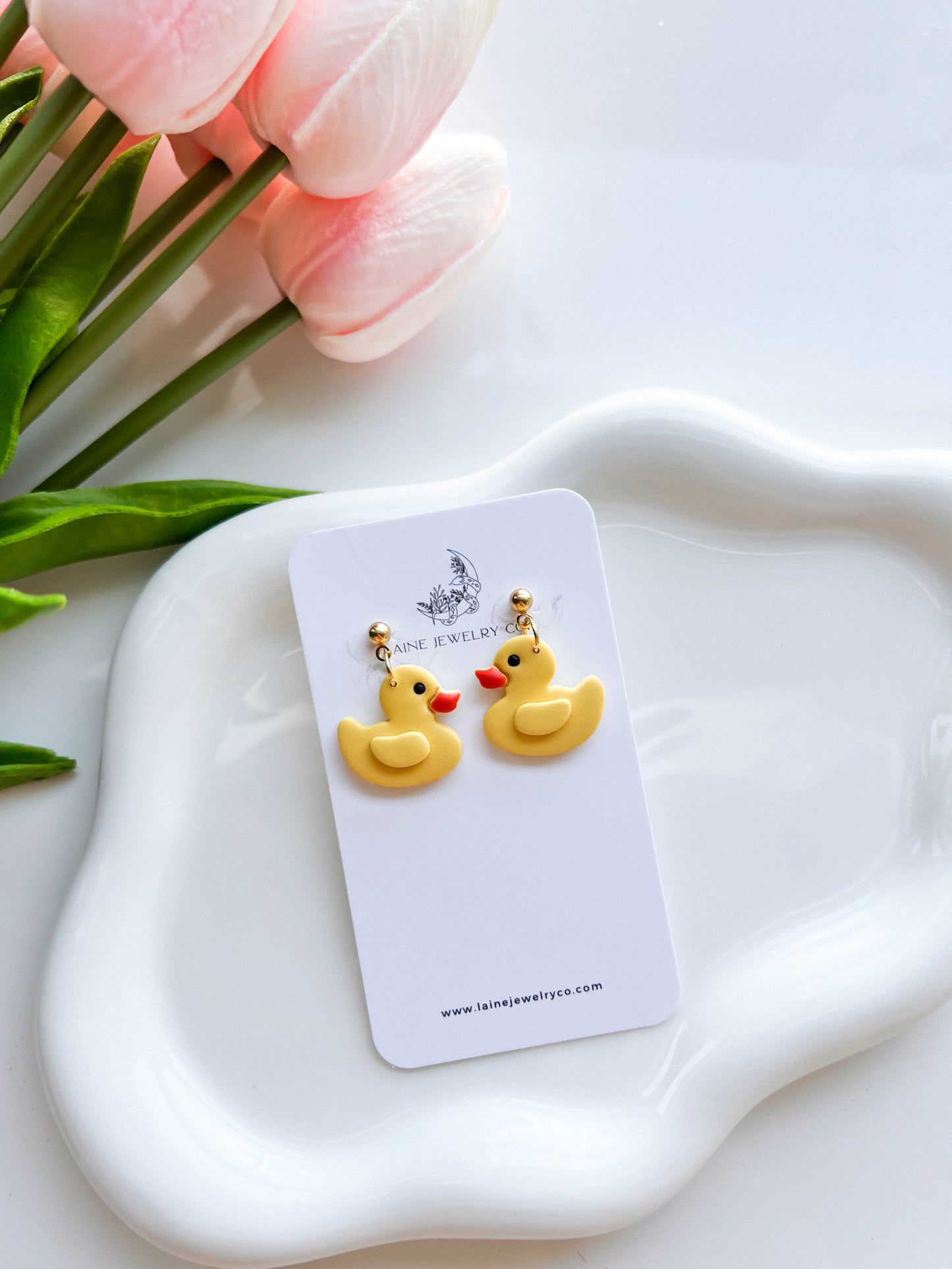 Rubber Duckie Earrings