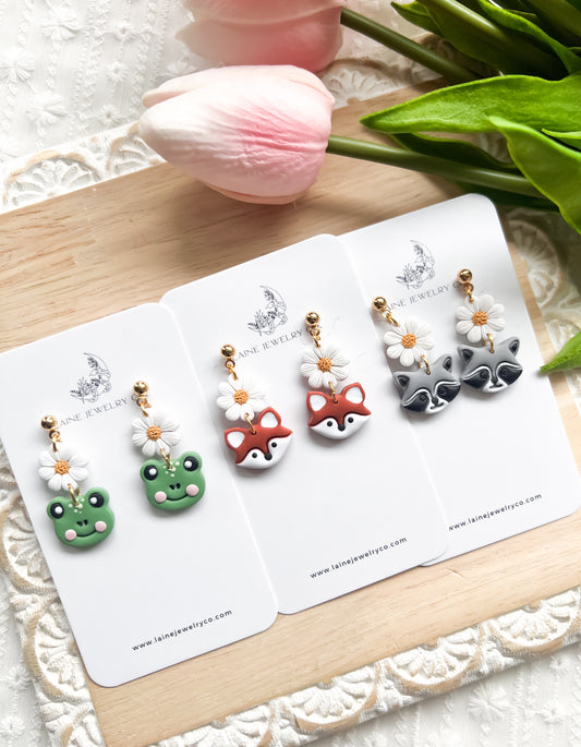 Floral Spring Critters Dangles