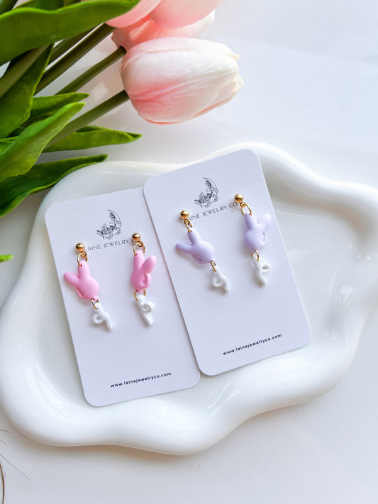 Bunny Balloon Earrings