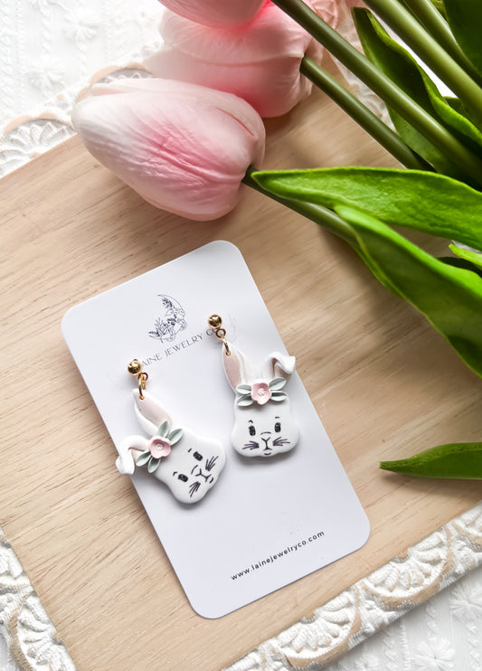 Floral Bunny Dangle