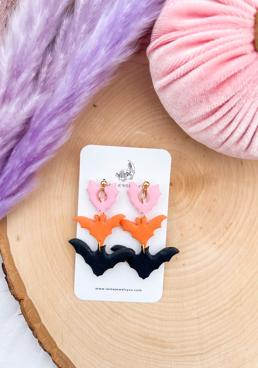 Girly Bat Stack Dangle
