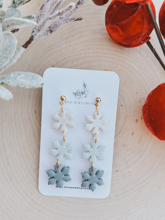 Frosty Snowflake Stack Dangles