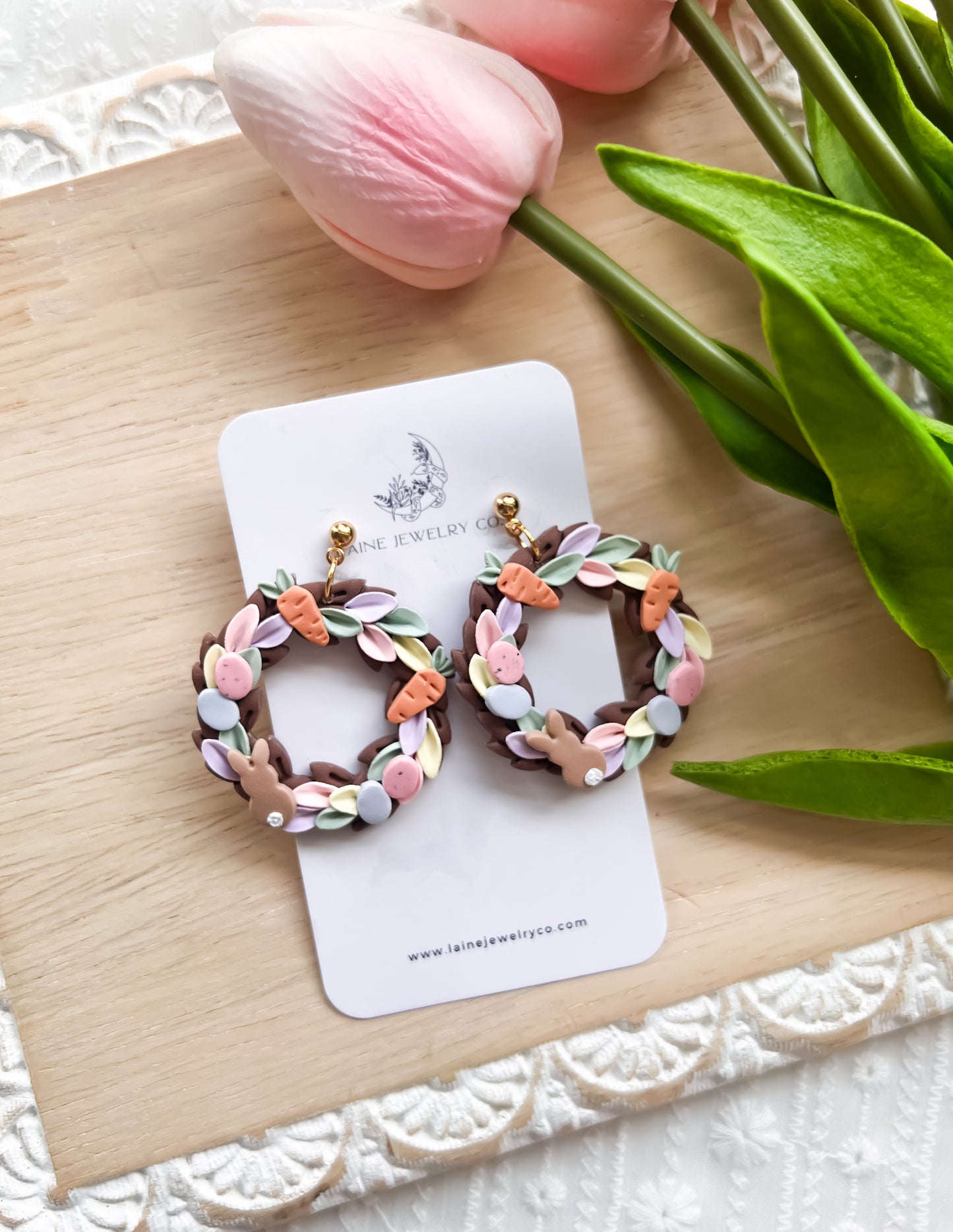 Easter Wreath Dangle