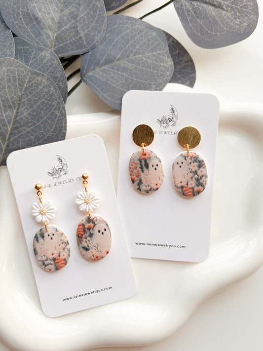 Floral Ghost Pendant