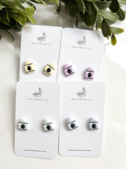 Pastel Crayon Studs