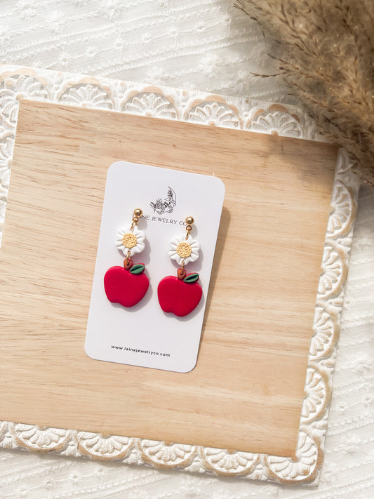Floral Apple Dangles