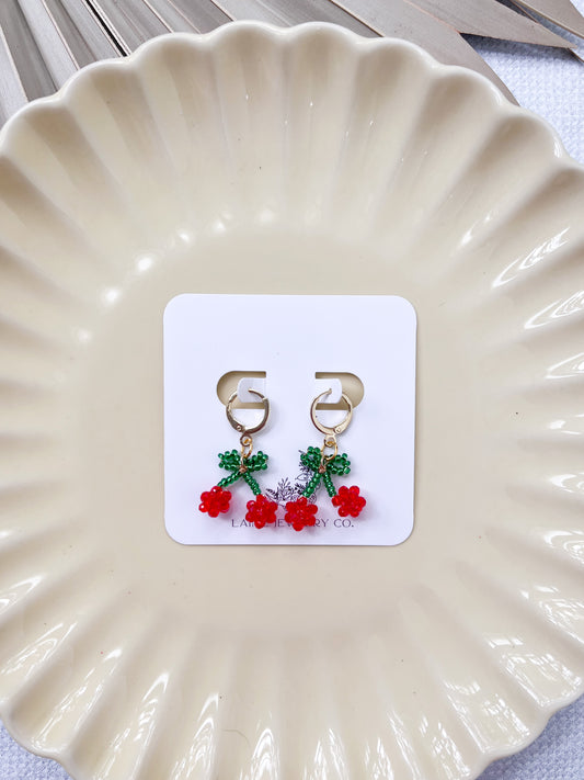Beaded Cherry Huggies