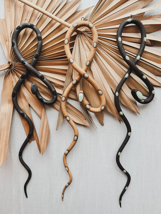 Carter & Rose Ceramic Wall Snakes
