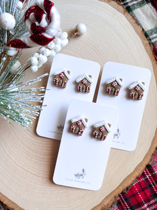 Gingerbread House Studs