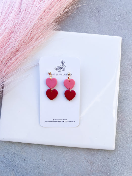 Heart Duo Dangle