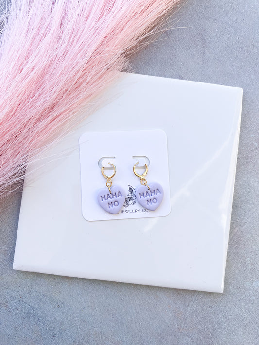 Haha No Conversation Heart Huggies
