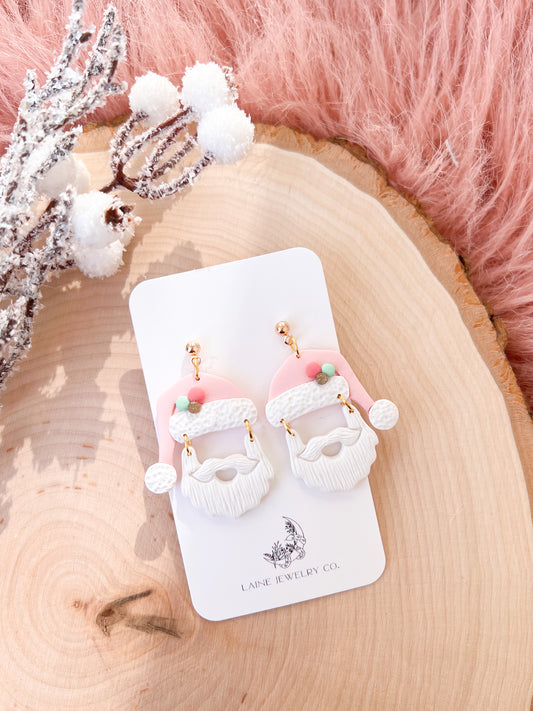 Pink Santa Dangle