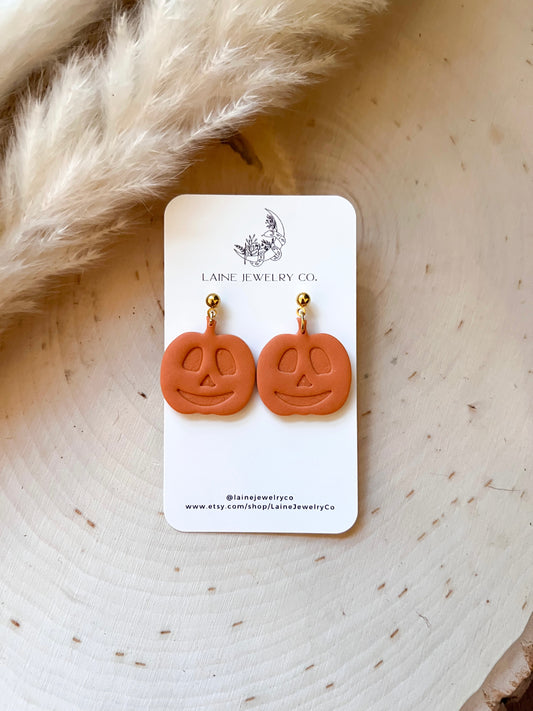 Jack-O-Lantern Hoop/Dangle